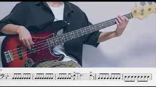 （楽譜付き）『吹奏楽/オーメンズ・オブ・ラブ』ベース弾いてみた