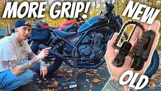 Installing Burly Brand Foot Pegs On My Rebel 1100!