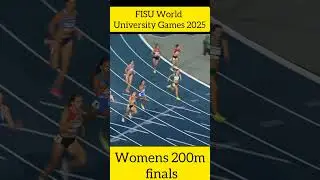Womens 200m finals@ FISU WORLD UNIVERSITY Games 2025