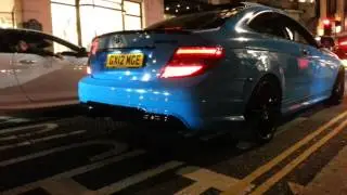 Mercedes C63 AMG Vs. BMW M3 E93 Rev Battle