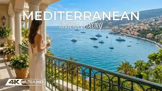🎸Mediterranean Guitar Chill Lounge &bull; French Riviera 4K Ambience 🌊