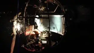 Neuer Lichtplanet f&uuml;r Blueboxausstellung bielefeld 2010