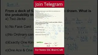 Probability One Shot for SSC CGL 2025 | Hand-written Notes for SSC CGL