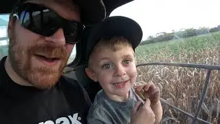 Another Day of Combining Corn