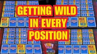 WILDS as far as the eyes can see. Wild, Wild, Wild Double Double Bonus Video Poker - 10 handed