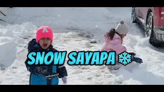 SNOW SAYAPA ❄️ | Canada Mein Driveway Snow Cleaning | Desi Vibes Vlog