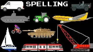 Vehicle Spelling 2 - @TheKidsPictureShow 