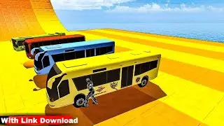 Bus Stunt Simulator Smooth and simple controls Realistic sound effects Modern coach busses- Gameplay