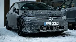 UNRELEASED Mk8 Golf R and Golf GTI Mules spotted in the Wild!!
