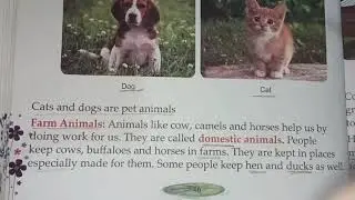 Class-3rd # E.V.S. # Chapter-6 (Animals in our Homes) # Part-1