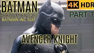 BATMAN Avenger Knight Movie (2025) 4K HDR | PT. 1 | BATMAN INC | Batman Arkham Knight | NG+ Gameplay