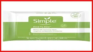 Simple Kind to Skin Cleansing Wipes Gentle and Effective Makeup Remover Micellar Free from color