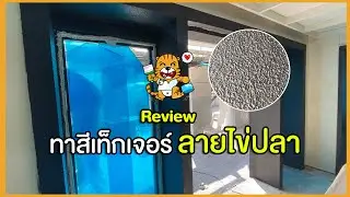 สีเท็กเจอร์ ไข่ปลา ร้านกาแฟ | สีตกแต่งผนังสวยๆ | Toa Walltex