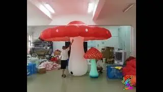 2m, 3m and 4m GIANT, fun sized inflatable mushroom party prop | Alice in wonderland inspired