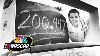 Buddy Baker breaks 200 mph speed barrier | NASCAR 75th Anniversary Moments | Motorsports on NBC