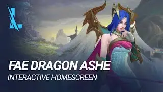 Fae Dragon Ashe | Wild Rift Homescreen | [Custom] [Interactive] [Fanmade]