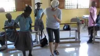 Dancing at St John Bosco School