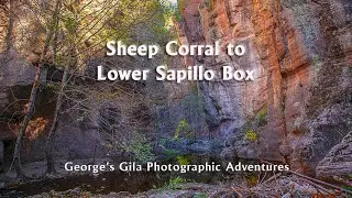 Sheep Corral To Lower Sapillo Box Adventure