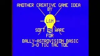 3D Tic-Tac-Toe - Bally BASIC