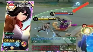 SOLO RANKED KETEMU CHOU BAR - BAR BANGET RUSUH BUFF FANY🗿🗿