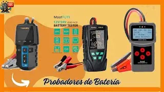 ✅Los 3 mejores probadores de batería baratos de 2024✅Comprobador o probador de baterías✅