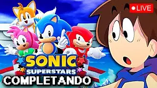 COMPLETANDO SONIC SUPERSTARS AHORA QUE LE TIRAN HATE ._.