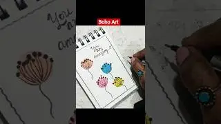 Boho Art #mydoodleworld #bohemianart #mydiystyle #bohoart #cutediy