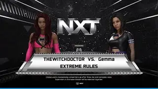 WWE 2K25 - AWA Wrestling week 5: The witch doctor DMD vs Gemma - qualifying match 