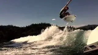 Thomas Soaring on his Chaos Contender, behind the RZX