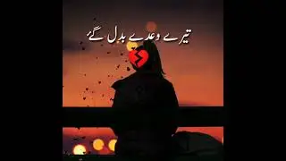 Tery Waidy Badl Gaey💔/Heartbroken Poetry Status/ Whatsp Status #Short
