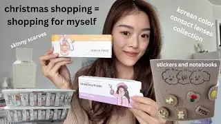 Things I Bought Myself For Christmas | Korean Contact Lenses, Vision Board Book, And More