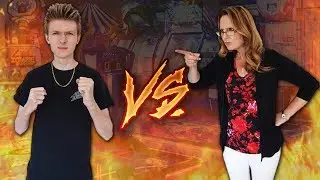 Arcade Warrior VS Mom - Arcade Challenge!