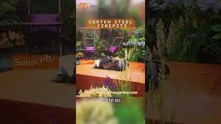 GNEE Building a Corten Steel Fire Pit #firepit #fireplace #outdoorlivingspaces  #cortensteel
