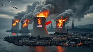 2 минуты назад! Американская нефтяная база была жестоко уничтожена российскими истребителями Су-57.