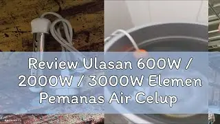Review Ulasan 600W / 2000W / 3000W Elemen Pemanas Air Celup Water Heater Listrik / Dispenser Air Pa