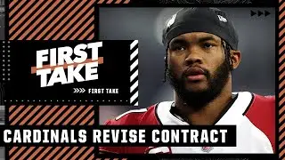 The Cardinals REVISE Kyler Murray&rsquo;s contract 😳👀 First Take reacts!