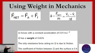 Using Weight compared to Mass