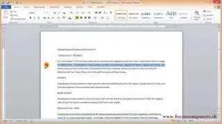 Microsoft Word in Tamil - Selecting Document Contents - 10