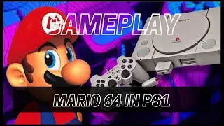 Super Mario 64 running on a Playstation 1