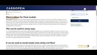 Joomla module float or sticky image, text and HTML