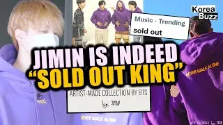 BTS JIMIN Merch SOLD OUT in a second! Artist Made Collection by BTS by Jimin