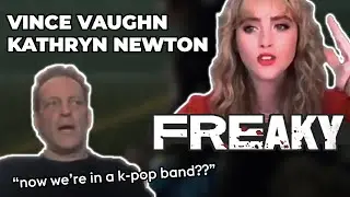 Vince Vaughn is playing Kathryn Newton?! | 'Freaky' Cast Interview