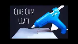 Glue Gun Lamp Shade | Glue gun crafts #diy