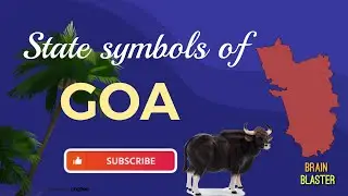 state symbols of Goa in English | learn state symbols | brain blaster