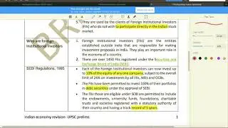 participatory notes for UPSC civils services examination