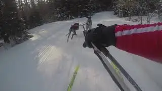2019 Three Bear Sled Dog Race Full Skijor Video