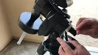 Polar alignment knobs for the Celestron CG-5 Advanced GT Telescope Mount
