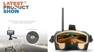 Eachine EV800 5 Inches 800x480 FPV Goggles 5 8G 40CH Raceband Auto Searching Build In Battery