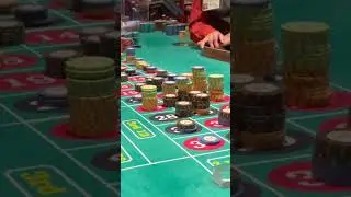 Me and My Neighbor Hit #17 On This Roulette Table Stacked with Chips. PARX CASINO In Philly