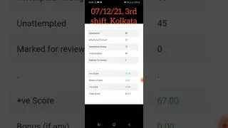 MY SSC GD RESULT 🧐|| 07/12/2021, 3rd shift 🙄|| RANK IQ 😱